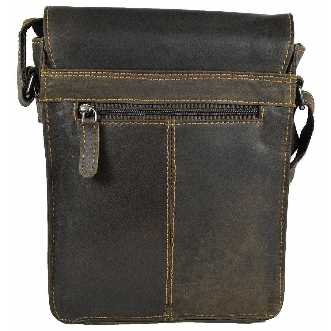 Greenwood Leather - Leather Shoulder Bag Hobart - GW834: Sandal-Greenwood Leather-Evolution Equestrian Co.