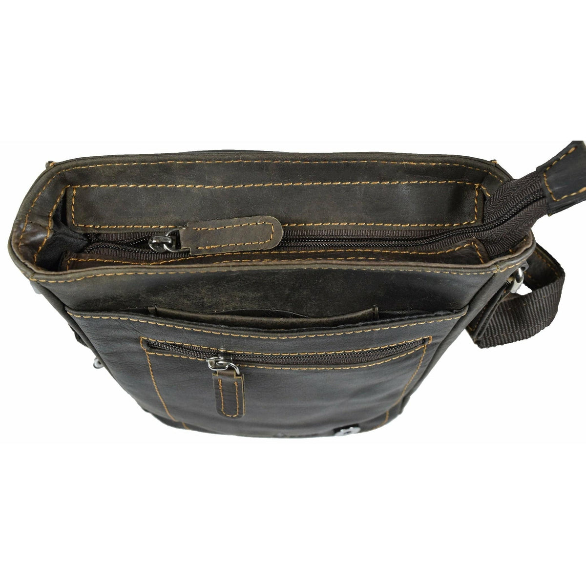 Greenwood Leather - Leather Shoulder Bag Hobart - GW834: Sandal-Greenwood Leather-Evolution Equestrian Co.