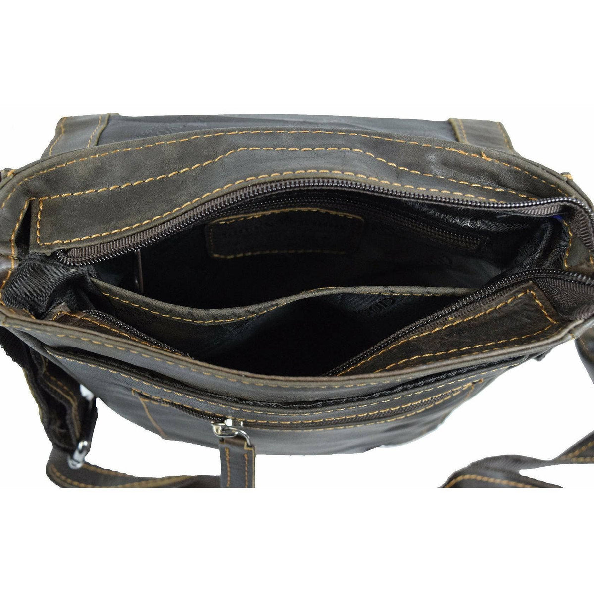 Greenwood Leather - Leather Shoulder Bag Hobart - GW834: Sandal-Greenwood Leather-Evolution Equestrian Co.