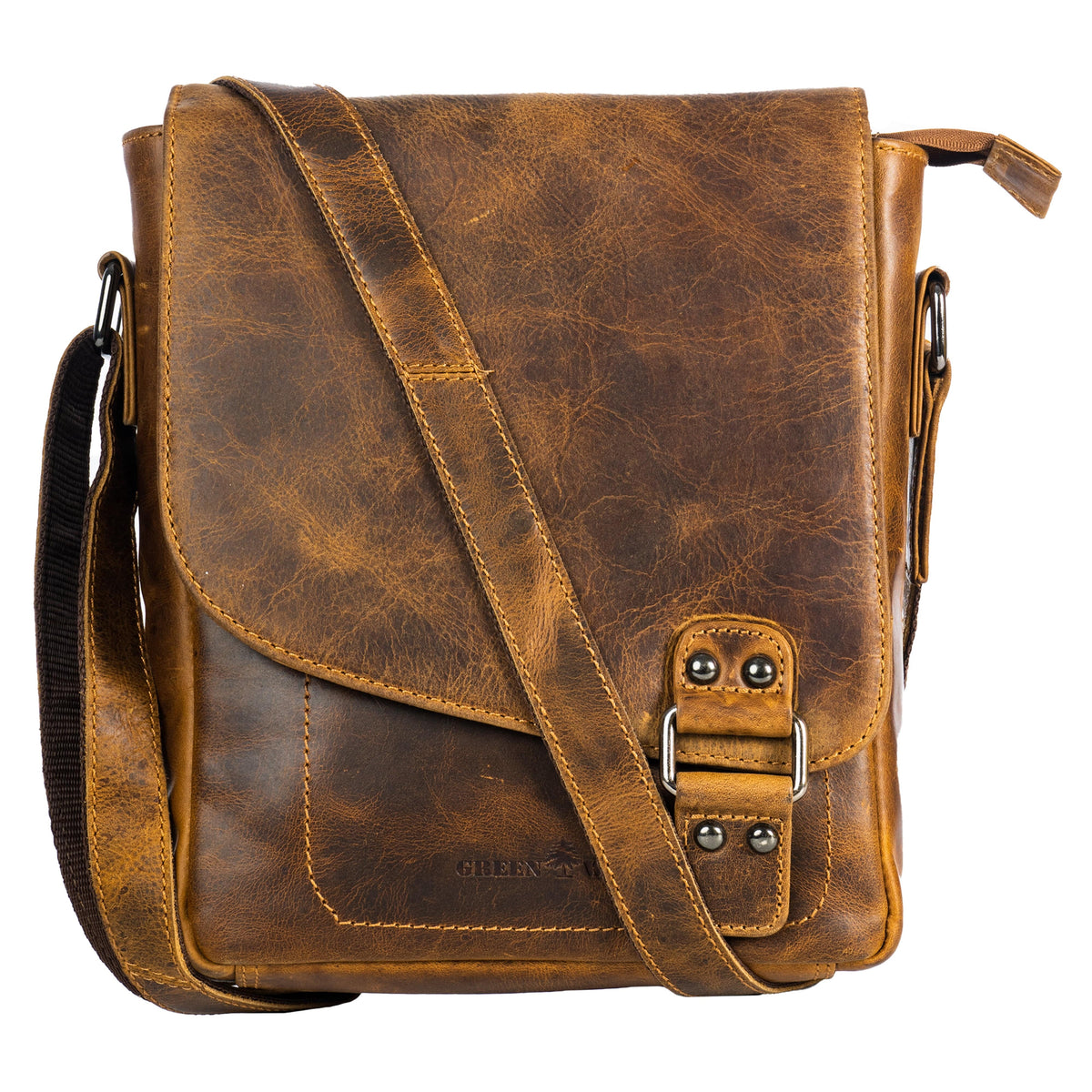 Greenwood Leather - Leather Shoulder Bag Hobart - GW834: Sandal-Greenwood Leather-Evolution Equestrian Co.