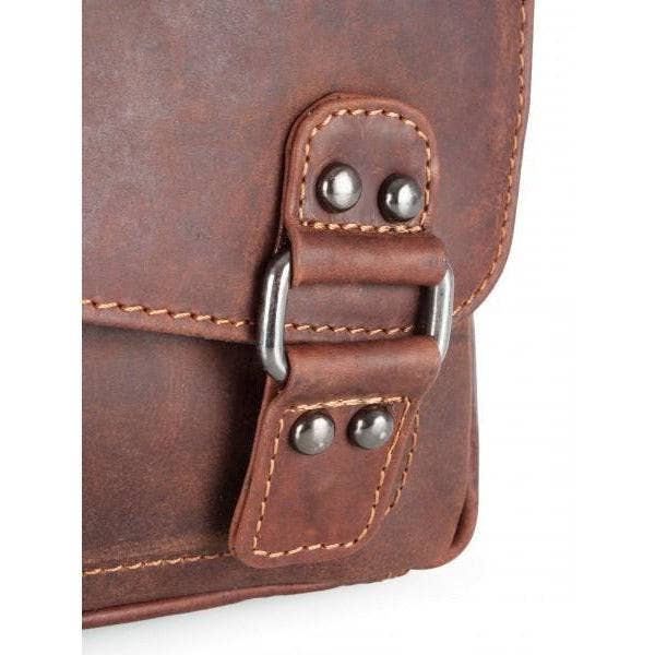 Greenwood Leather - Leather Shoulder Bag Hobart - GW834: Sandal-Greenwood Leather-Evolution Equestrian Co.