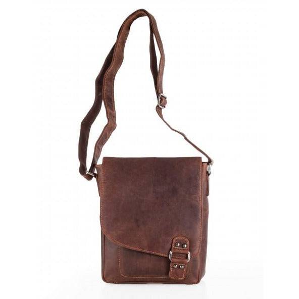 Greenwood Leather - Leather Shoulder Bag Hobart - GW834: Sandal-Greenwood Leather-Evolution Equestrian Co.