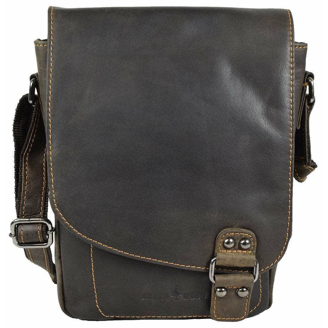 Greenwood Leather - Leather Shoulder Bag Hobart - GW834: Sandal-Greenwood Leather-Evolution Equestrian Co.