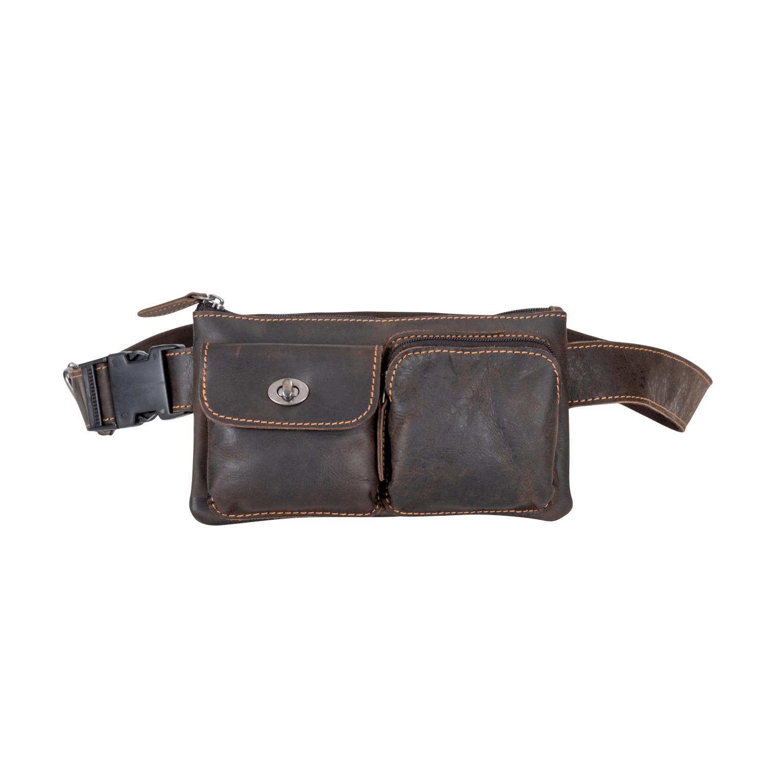 Greenwood Leather - The Bum Bag Kakadu: Brown-Greenwood Leather-Evolution Equestrian Co.