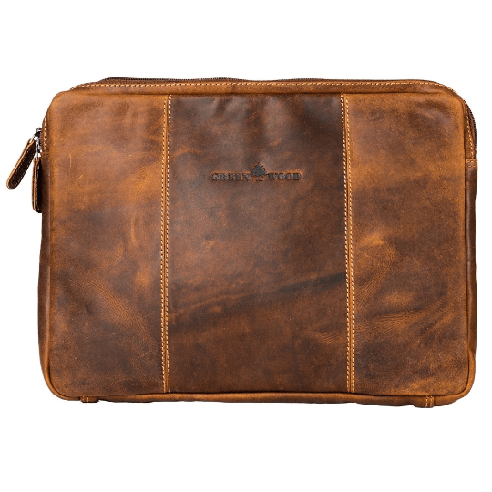 Greenwood Leather - Leather Laptop Cases/Sleeve - MacBook Pro/Air sleeve: 16 Inch-Greenwood Leather-Evolution Equestrian Co.