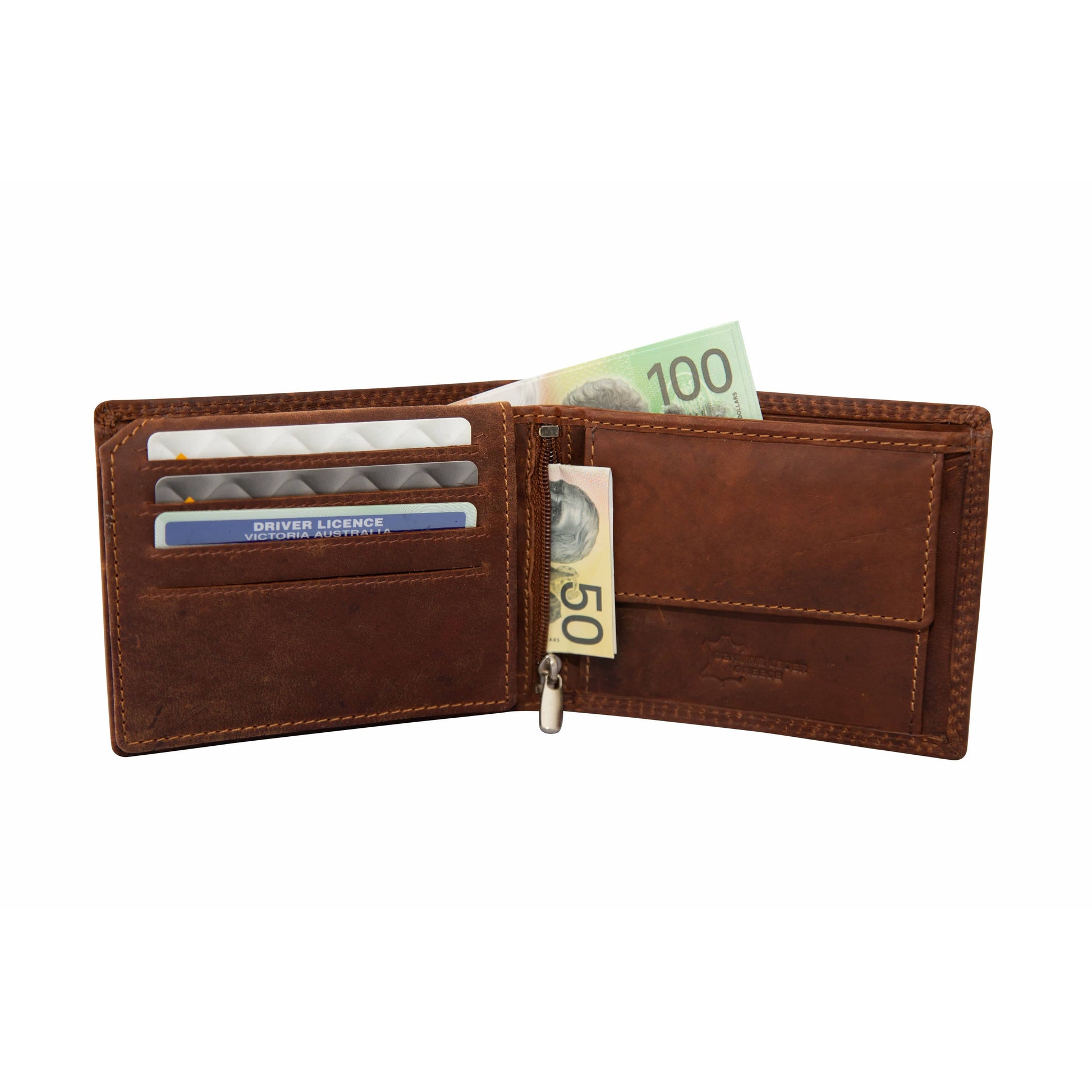 Greenwood Leather - Leather Wallet Lithgow GW2171SAN-Greenwood Leather-Evolution Equestrian Co.