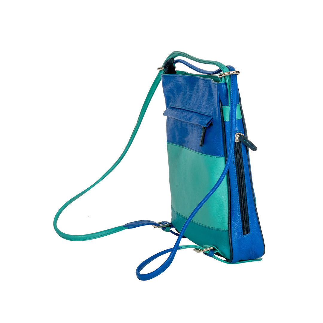 Greenwood Leather Mae Blue Backpack-Gift-Greenwood Leather-Evolution Equestrian Co.