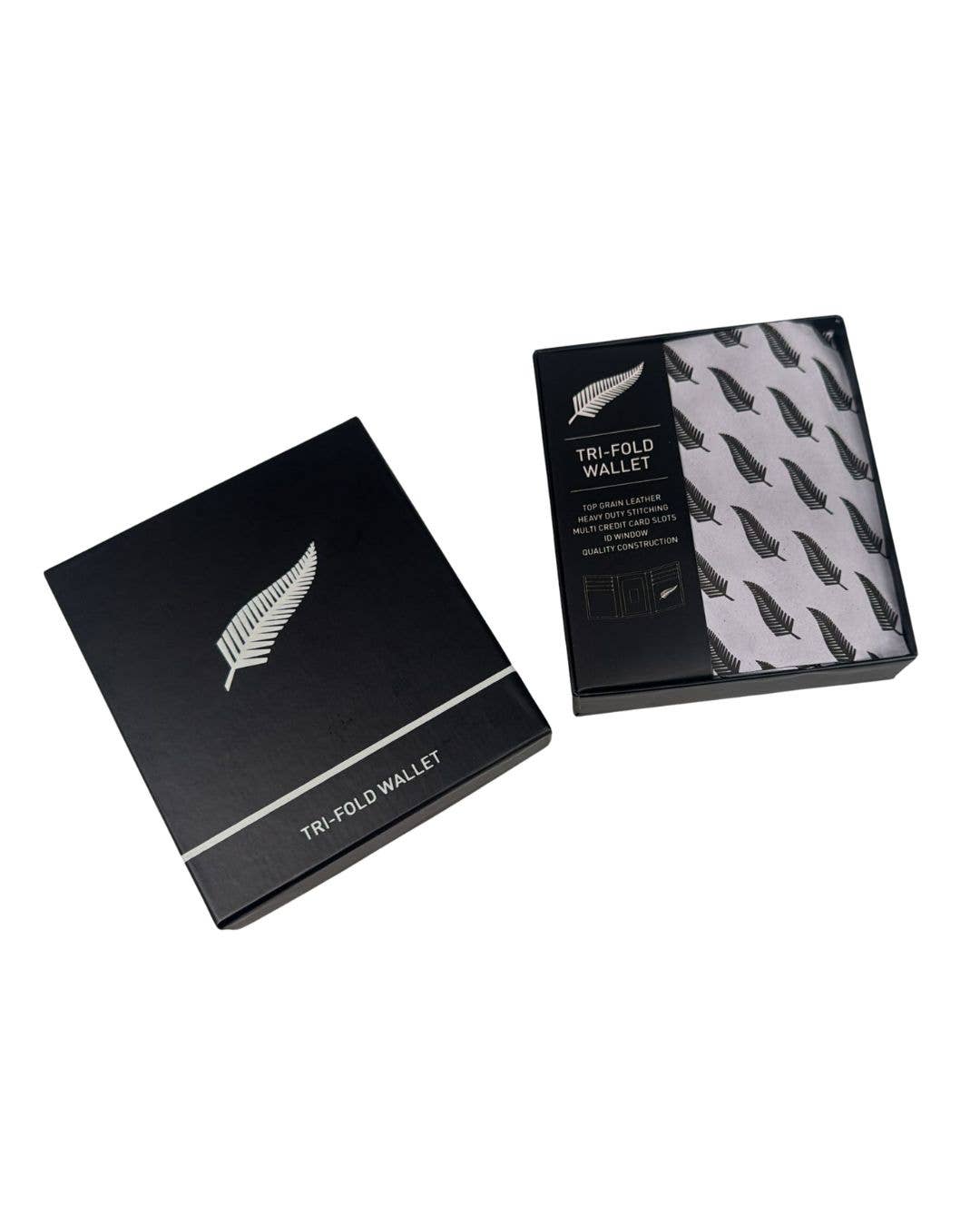 Greenwood Leather - Men’s Tri-Fold RFID Leather Wallet Wellington: Sandal-Greenwood Leather-Evolution Equestrian Co.