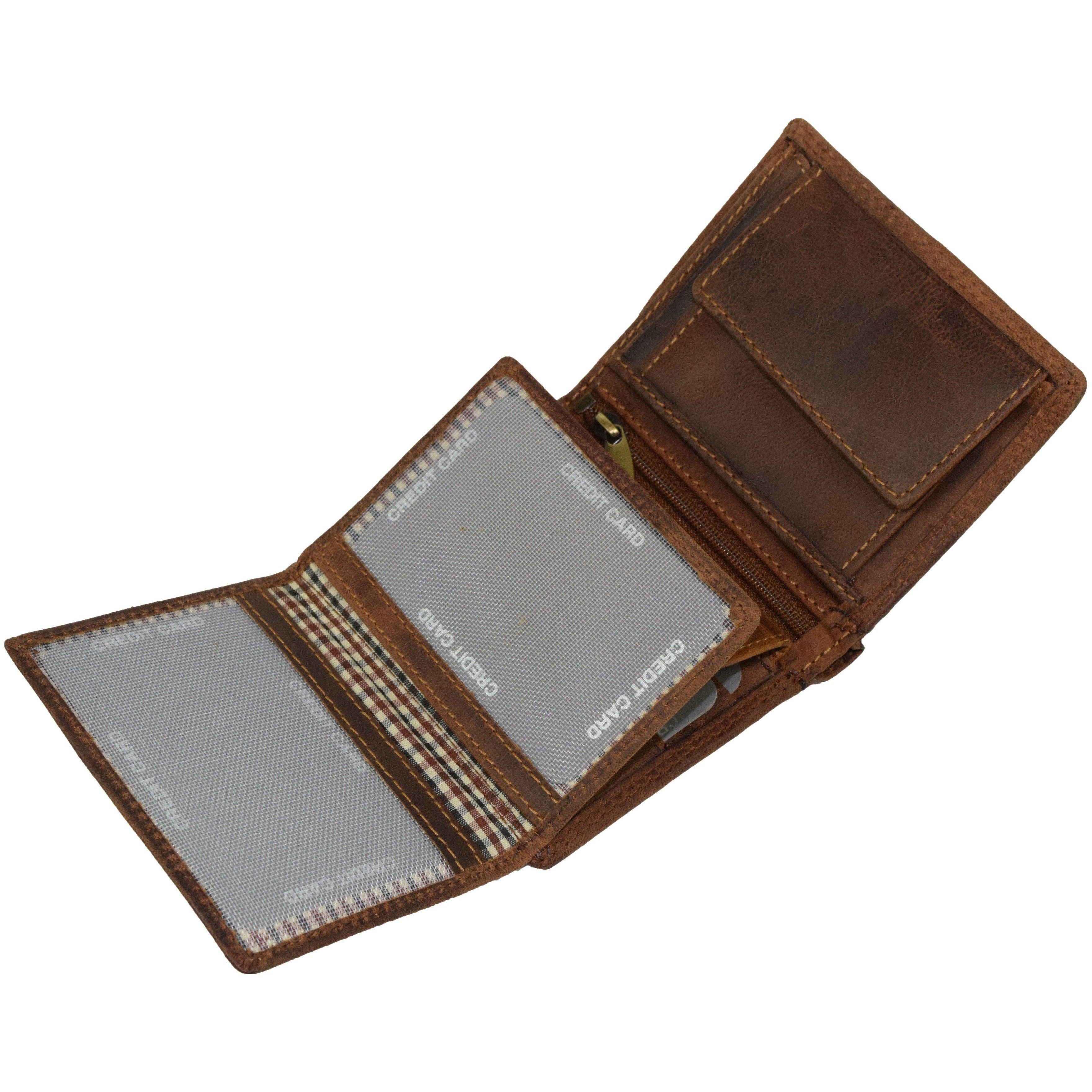 Greenwood Leather - Men's Leather Wallet Tyler GW8115: Sandal-Greenwood Leather-Evolution Equestrian Co.
