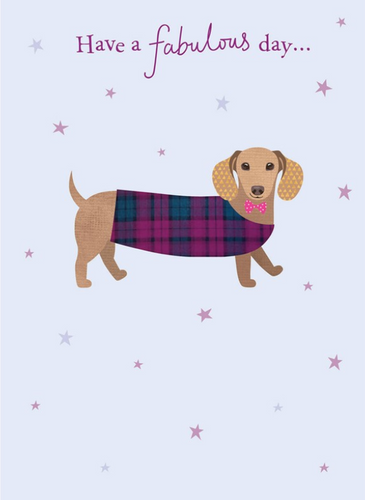 Greeting Card - Fabulous Sausage Dog-Greeting Cards-Can Pro Equestrian Supply-Evolution Equestrian Co.
