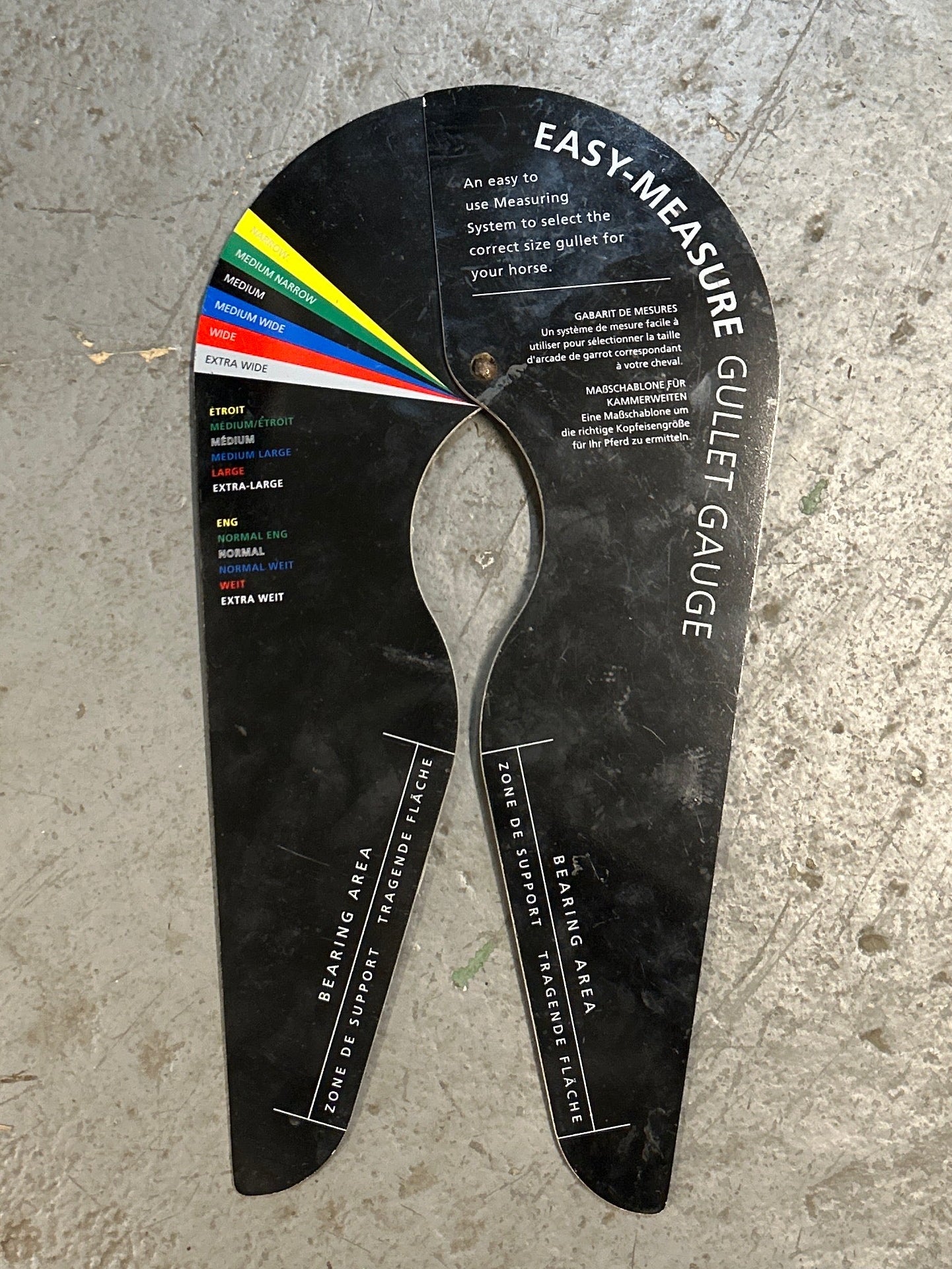 Gullet Gauge For Easy Change Gullet System-Accessories-Consignment-Evolution Equestrian Co.
