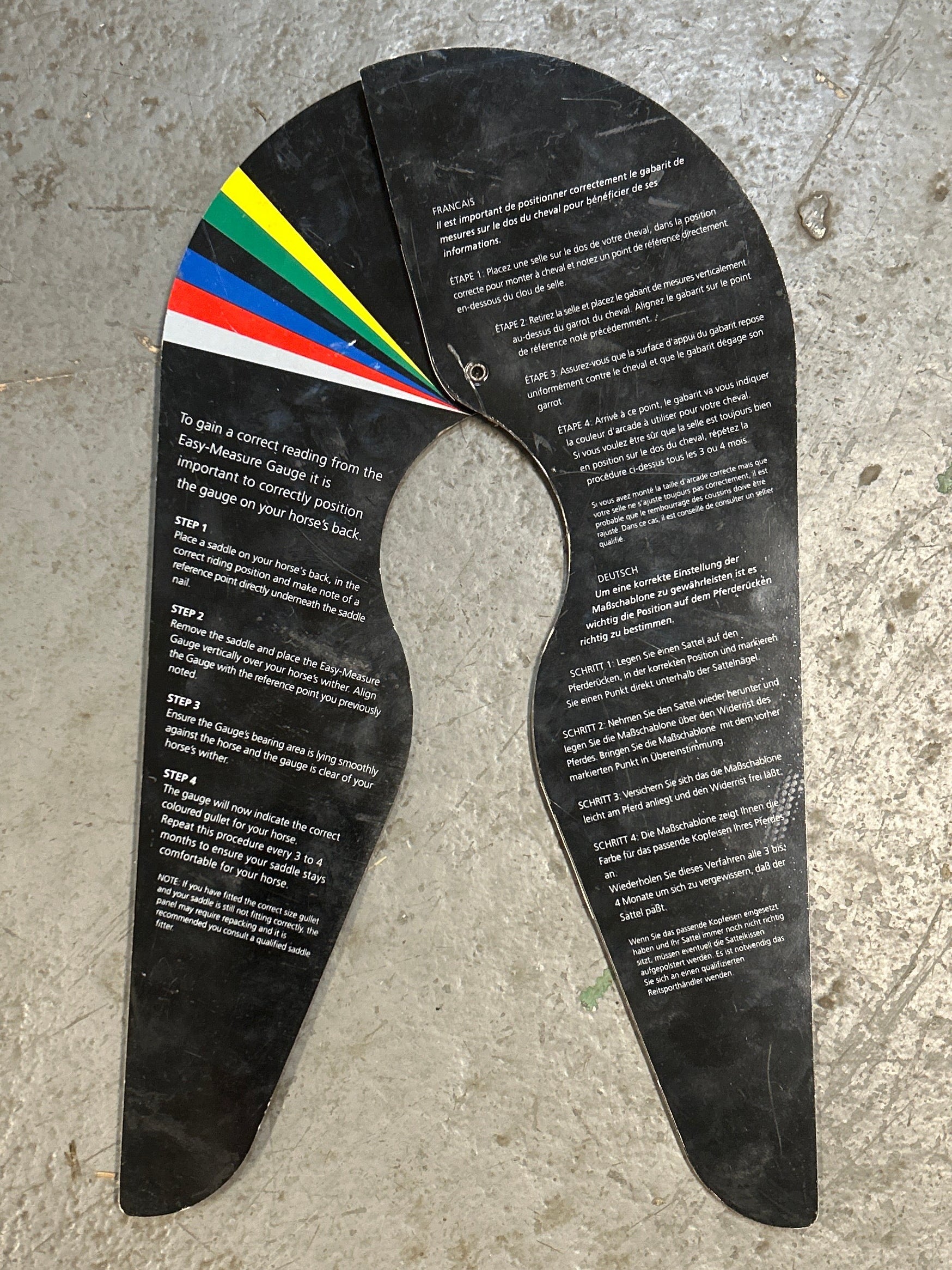 Gullet Gauge For Easy Change Gullet System-Accessories-Consignment-Evolution Equestrian Co.