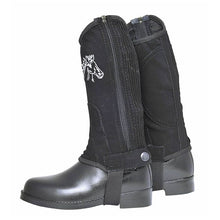 Load image into Gallery viewer, HKM Kids Suede Half Chaps-Half Chaps-HKM-4-Evolution Equestrian Co.
