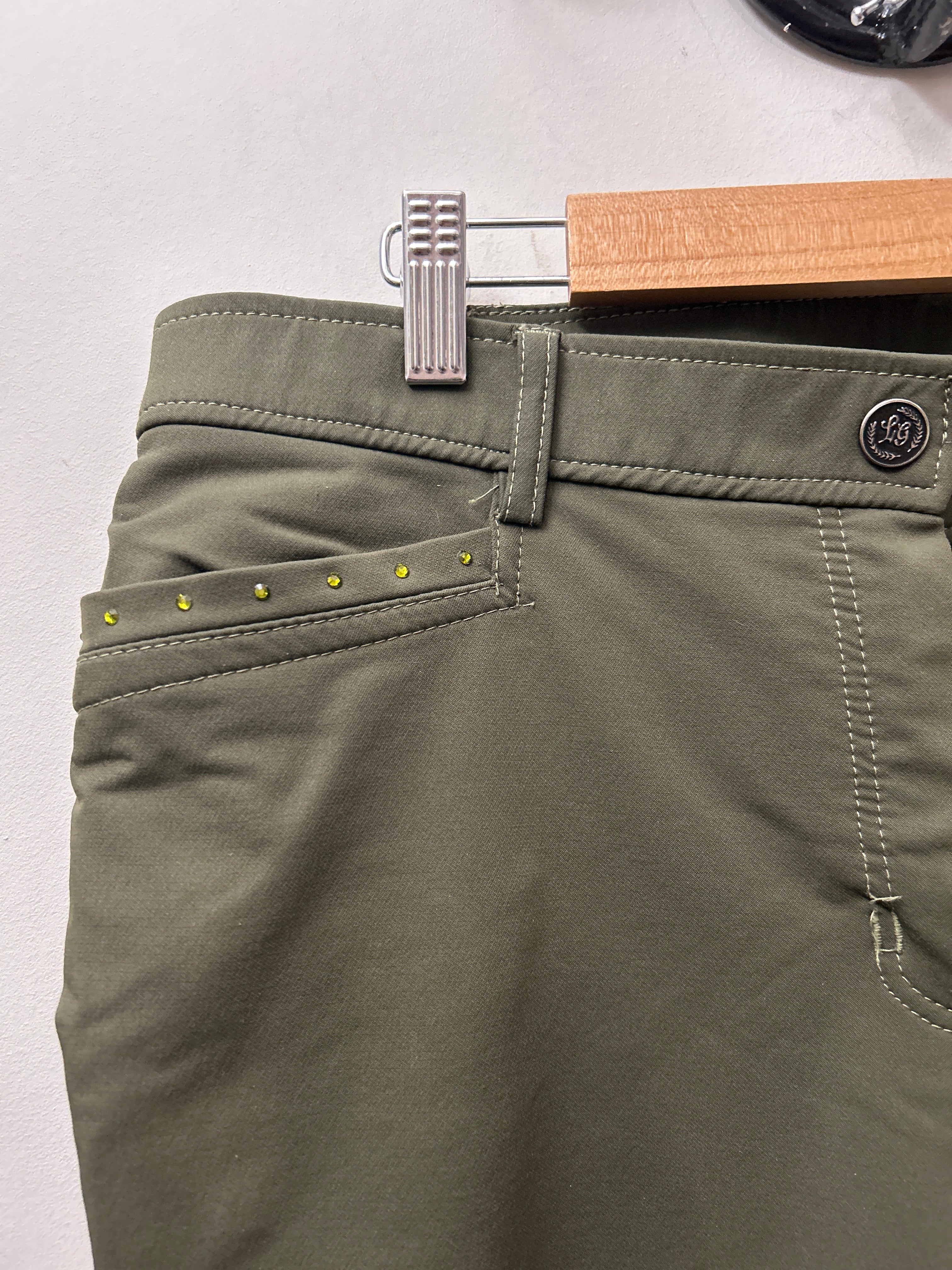 HKM Lauria Garrelli Full Seat Breeches 34-Breeches-Consignment-Evolution Equestrian Co.