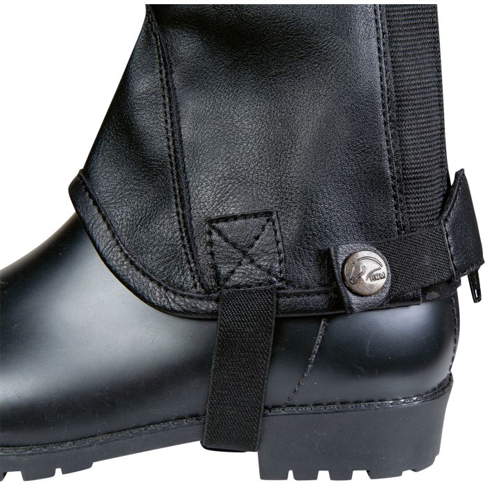 HKM Synthetic Half Chaps-Half Chaps-HKM-Kids 4-Evolution Equestrian Co.