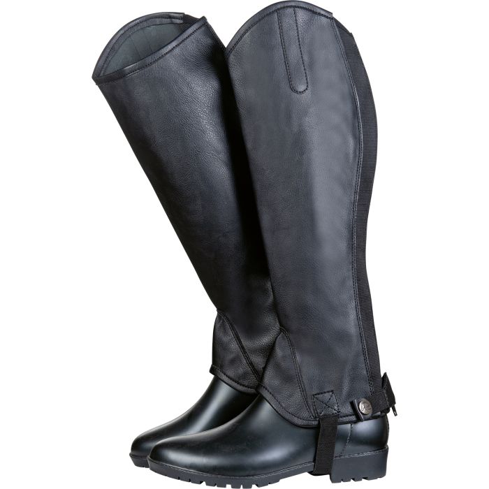 HKM Synthetic Half Chaps-Half Chaps-HKM-Kids 4-Evolution Equestrian Co.