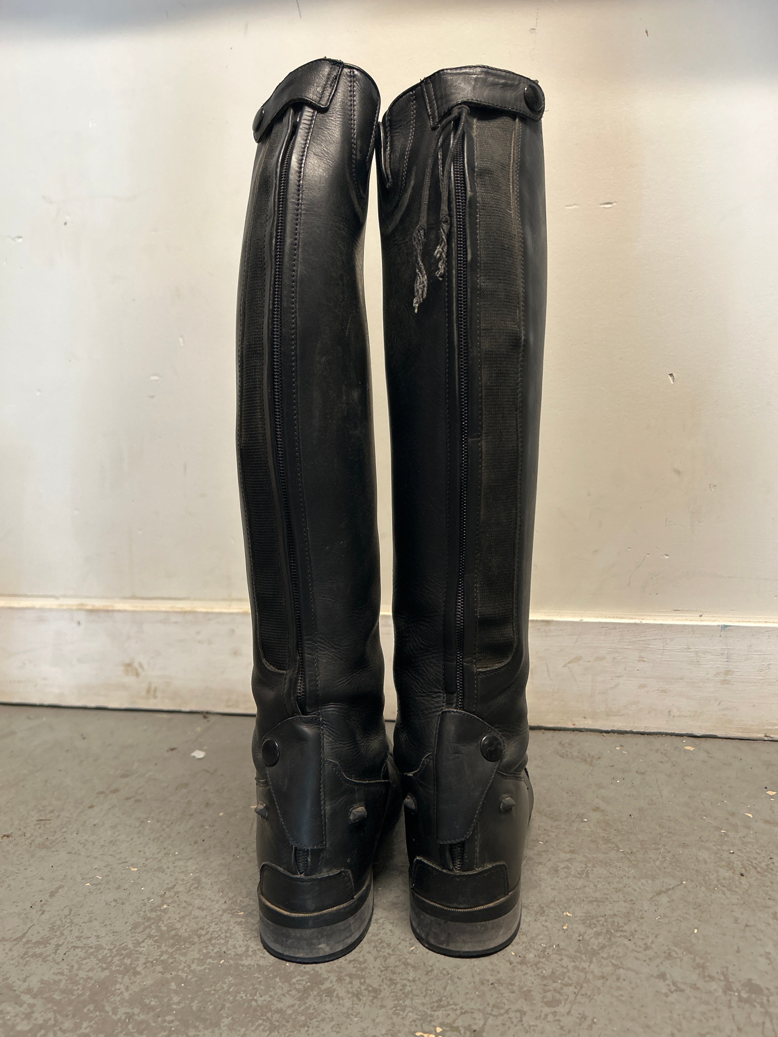 HL Leather Field Boots 9 RT-Riding Boots-Consignment-Evolution Equestrian Co.