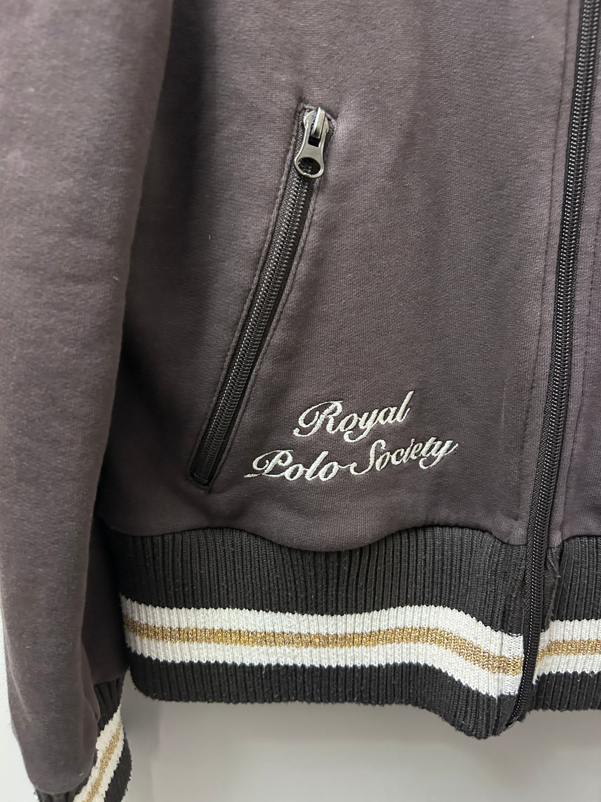 HV Polo Bomber Sweater XLarge-Sweatershirt-Consignment-Evolution Equestrian Co.