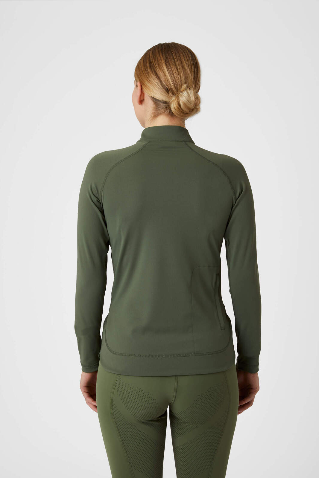 B Vertigo Olive Green Technical Shirt 14-Vest-Consignment-Evolution Equestrian Co.