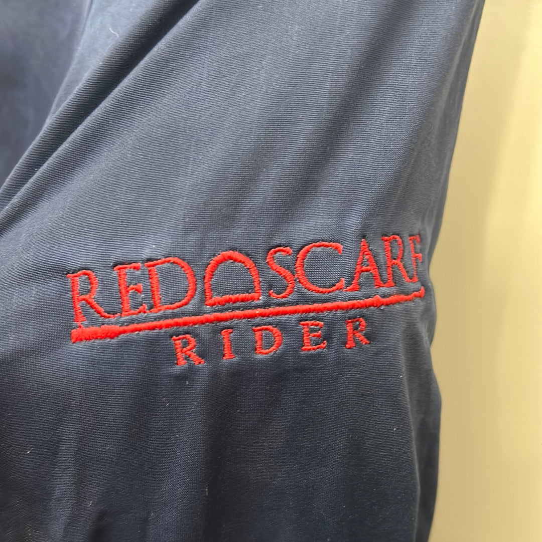 Haggerty's Sun Shirt Navy/Red Large-Riding Shirts-Consignment-Evolution Equestrian Co.