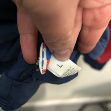 Load image into Gallery viewer, Haggerty&#39;s Sun Shirt Navy/Red Large-Riding Shirts-Consignment-Evolution Equestrian Co.
