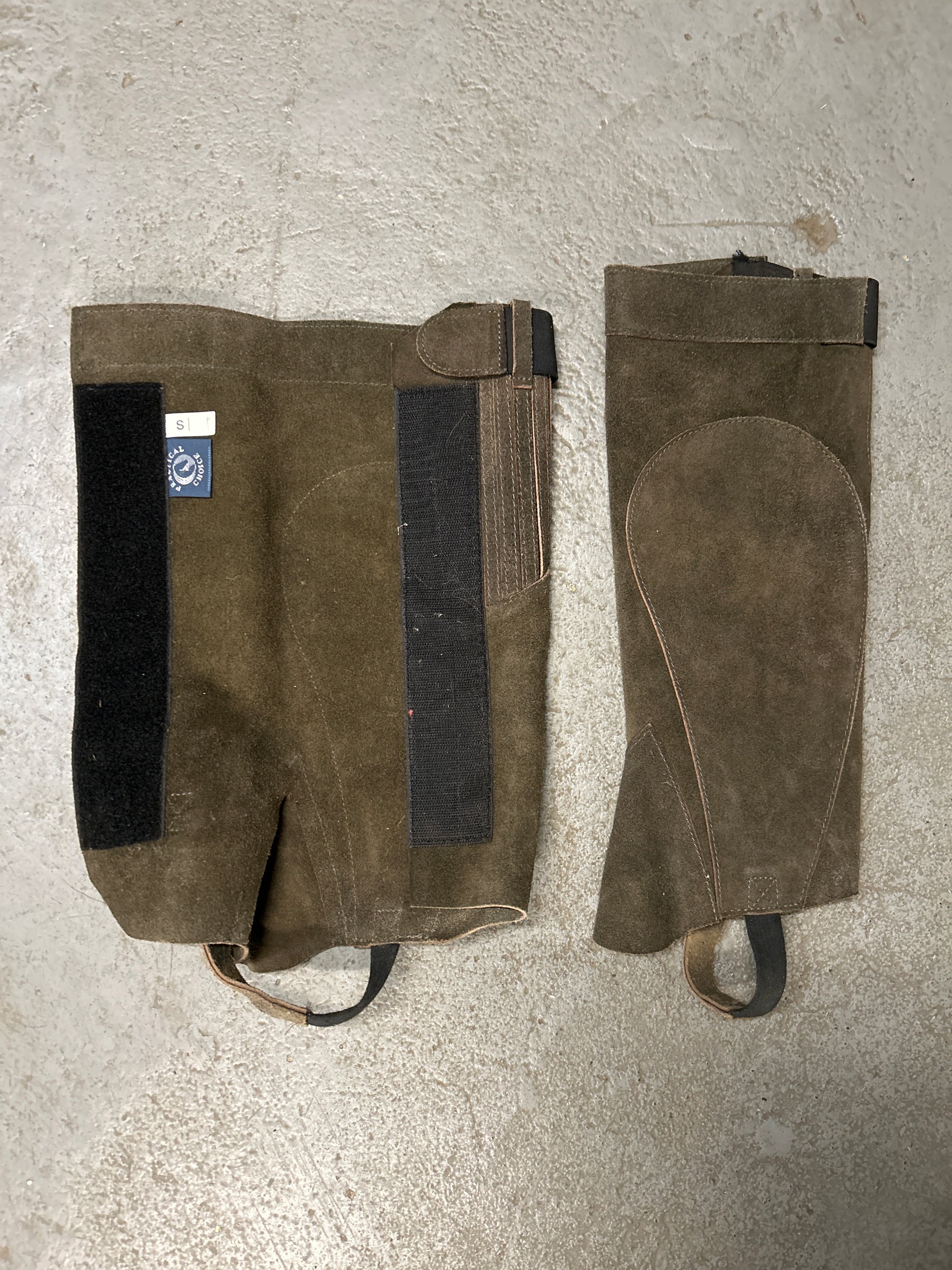 Half Chaps Brown Suede S-Half Chaps-Consignment-Evolution Equestrian Co.