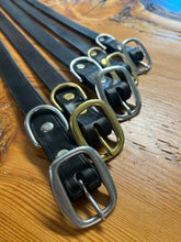 Load image into Gallery viewer, HandCrafted Leather Dog Collar-Dog Products-Norm Kent-Black-3/4&quot; x 18&quot;-Evolution Equestrian Co.
