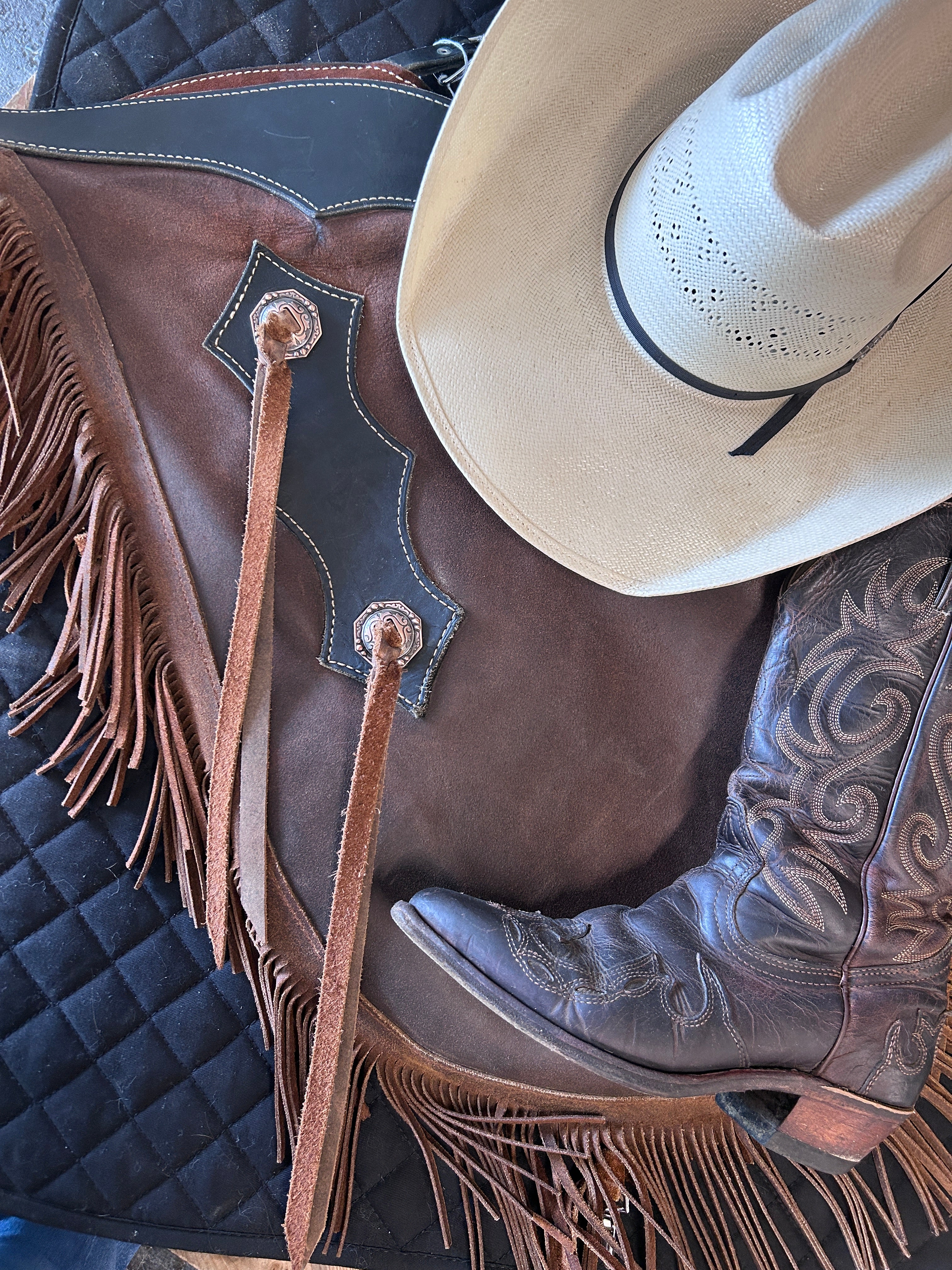 Handmade Chinks-Chaps-Consignment-Evolution Equestrian Co.