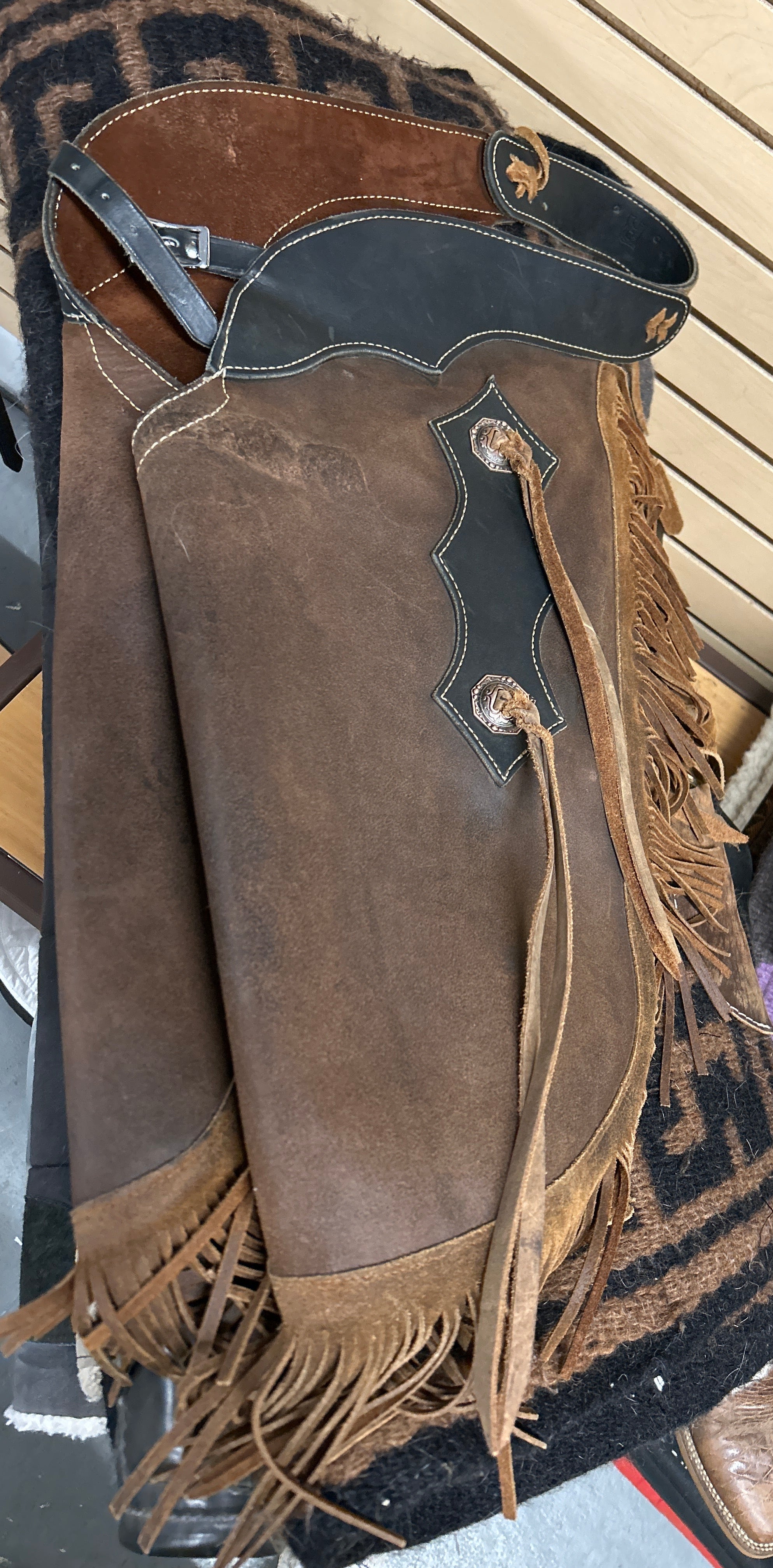 Handmade Chinks-Chaps-Consignment-Evolution Equestrian Co.