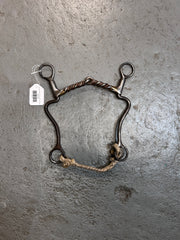 Handmade Western Training Bit with Copper Twist 5-1/4"-Bit-Consignment-Evolution Equestrian Co.
