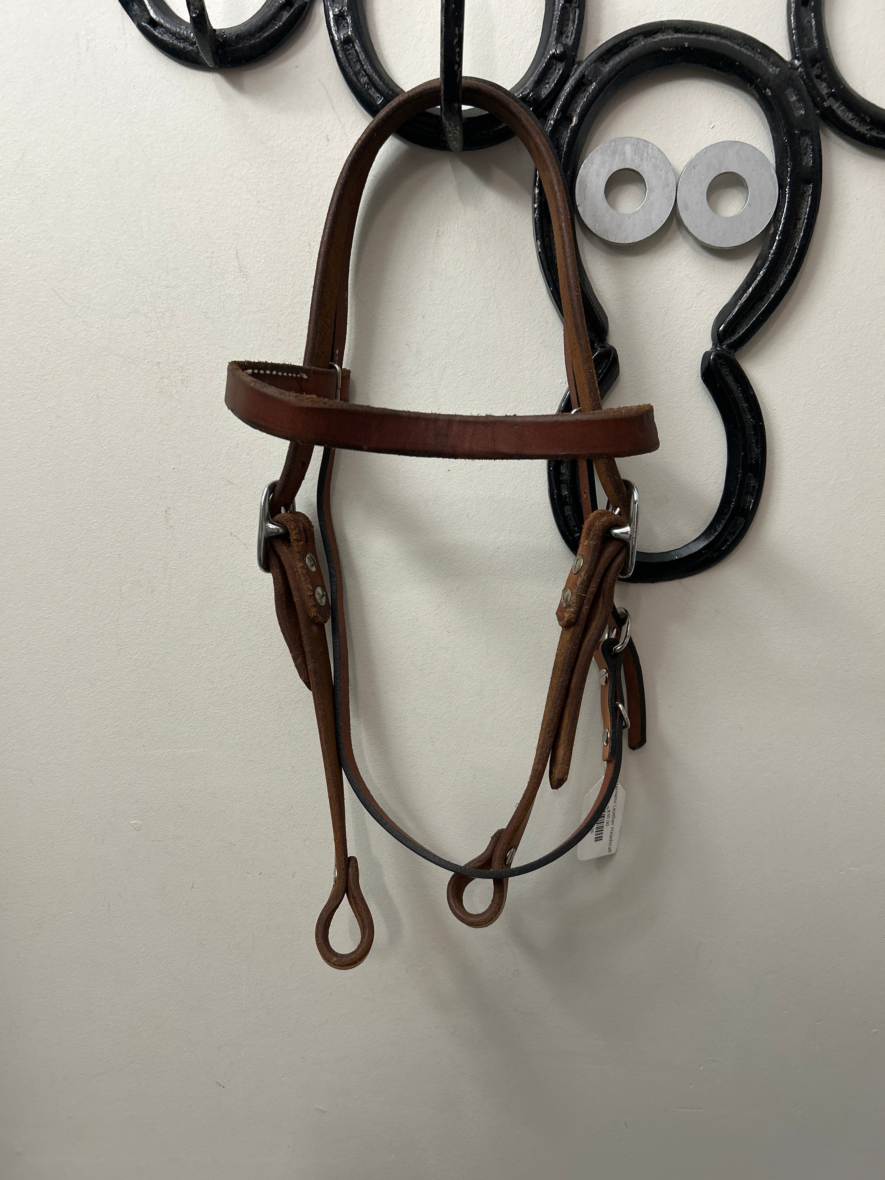 Harness Leather Headstall-Western Headstall-Consignment-Evolution Equestrian Co.