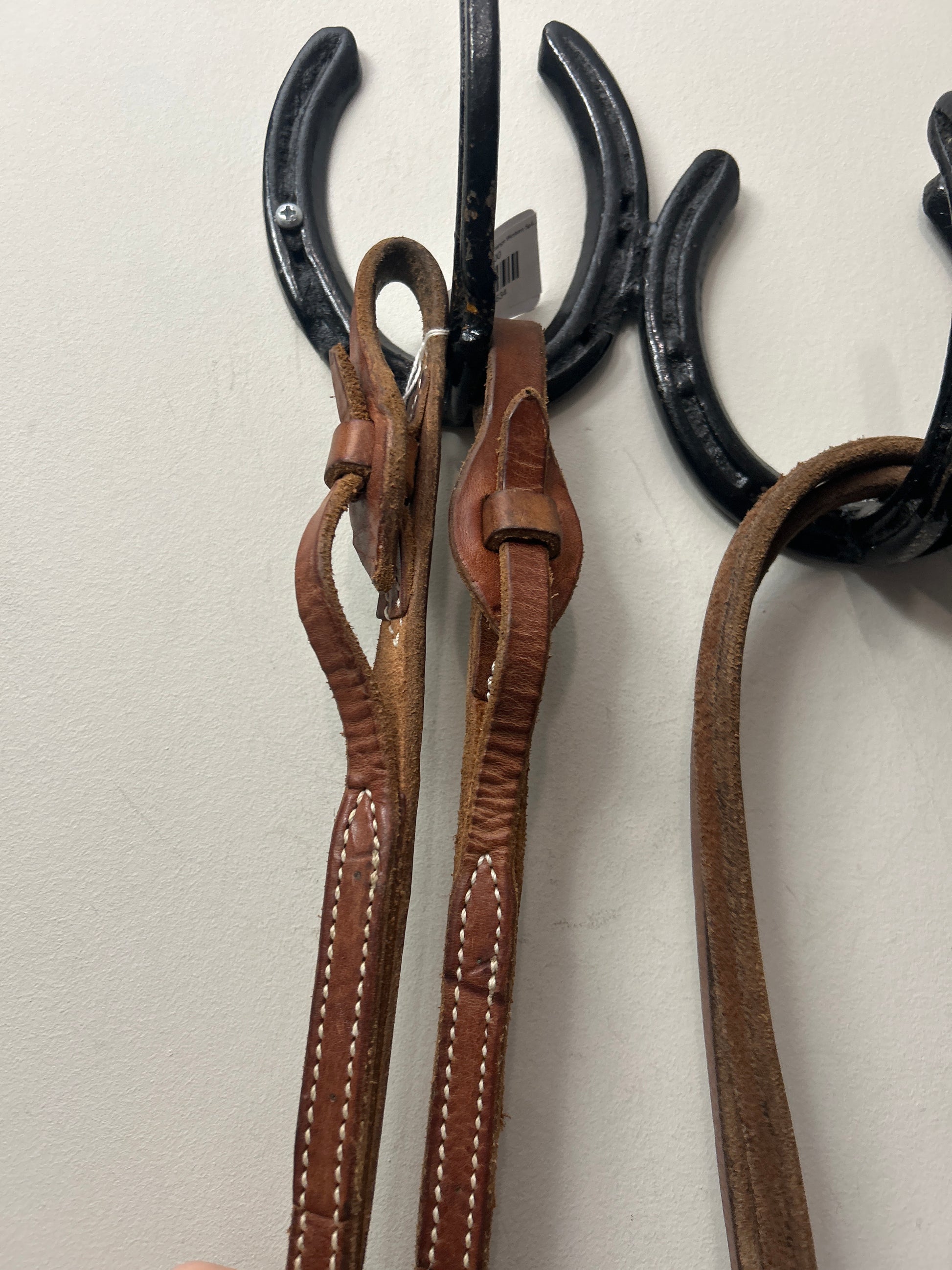 Harness Leather Quick Change Western Split Reins-Western Reins-Consignment-Evolution Equestrian Co.