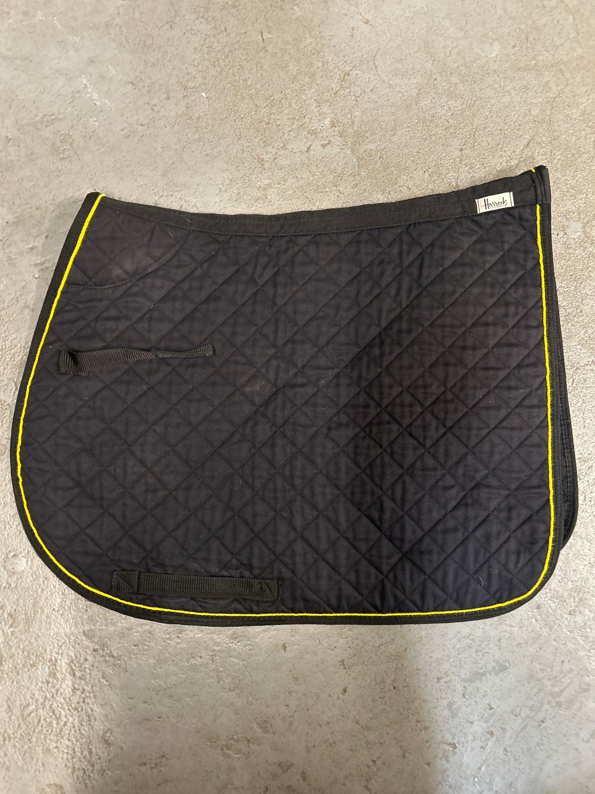 Harrods Knights Bridge English Saddle Pad-English Saddle Pad-Consignment-Evolution Equestrian Co.