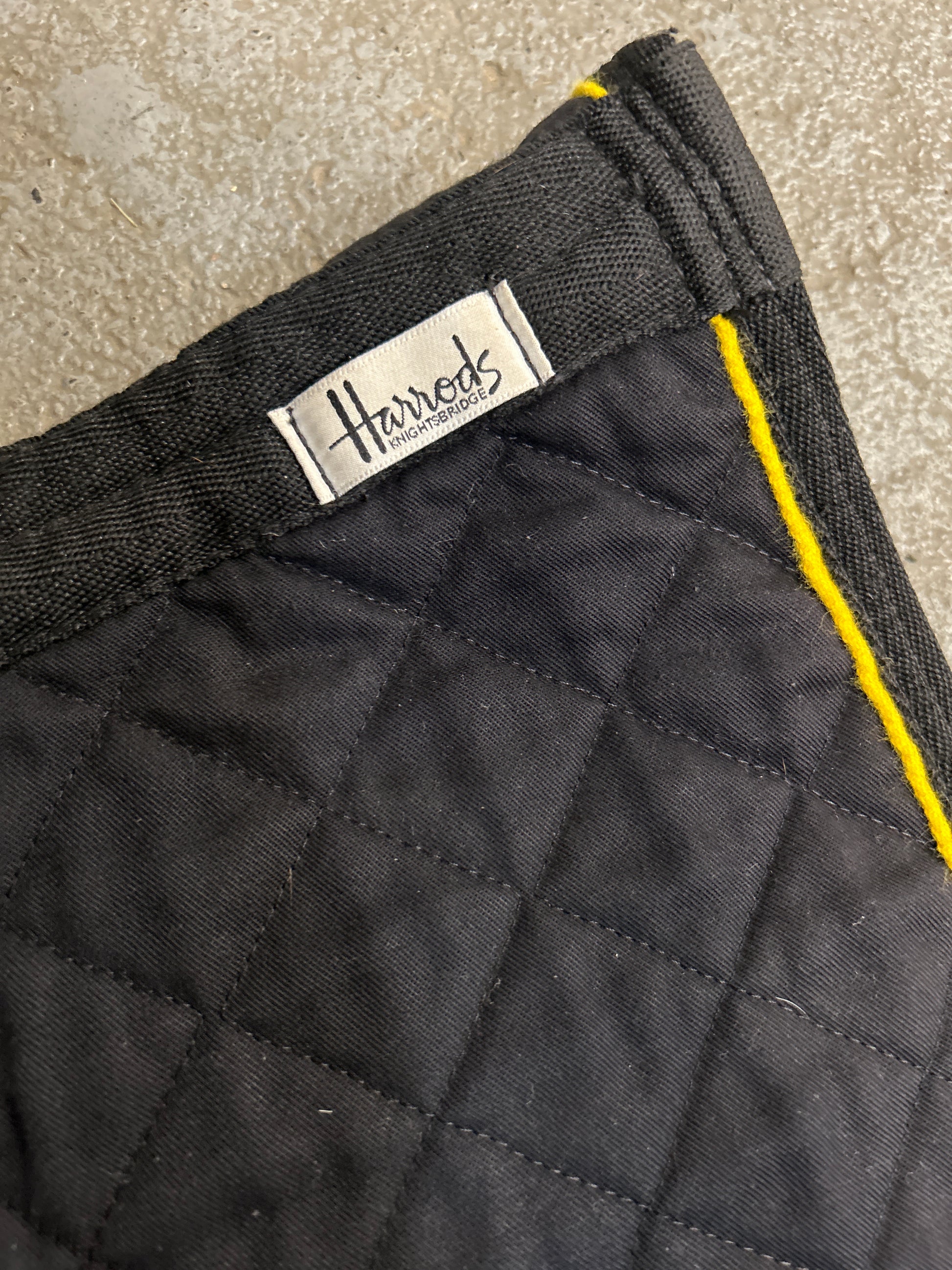 Harrods Knights Bridge English Saddle Pad-English Saddle Pad-Consignment-Evolution Equestrian Co.