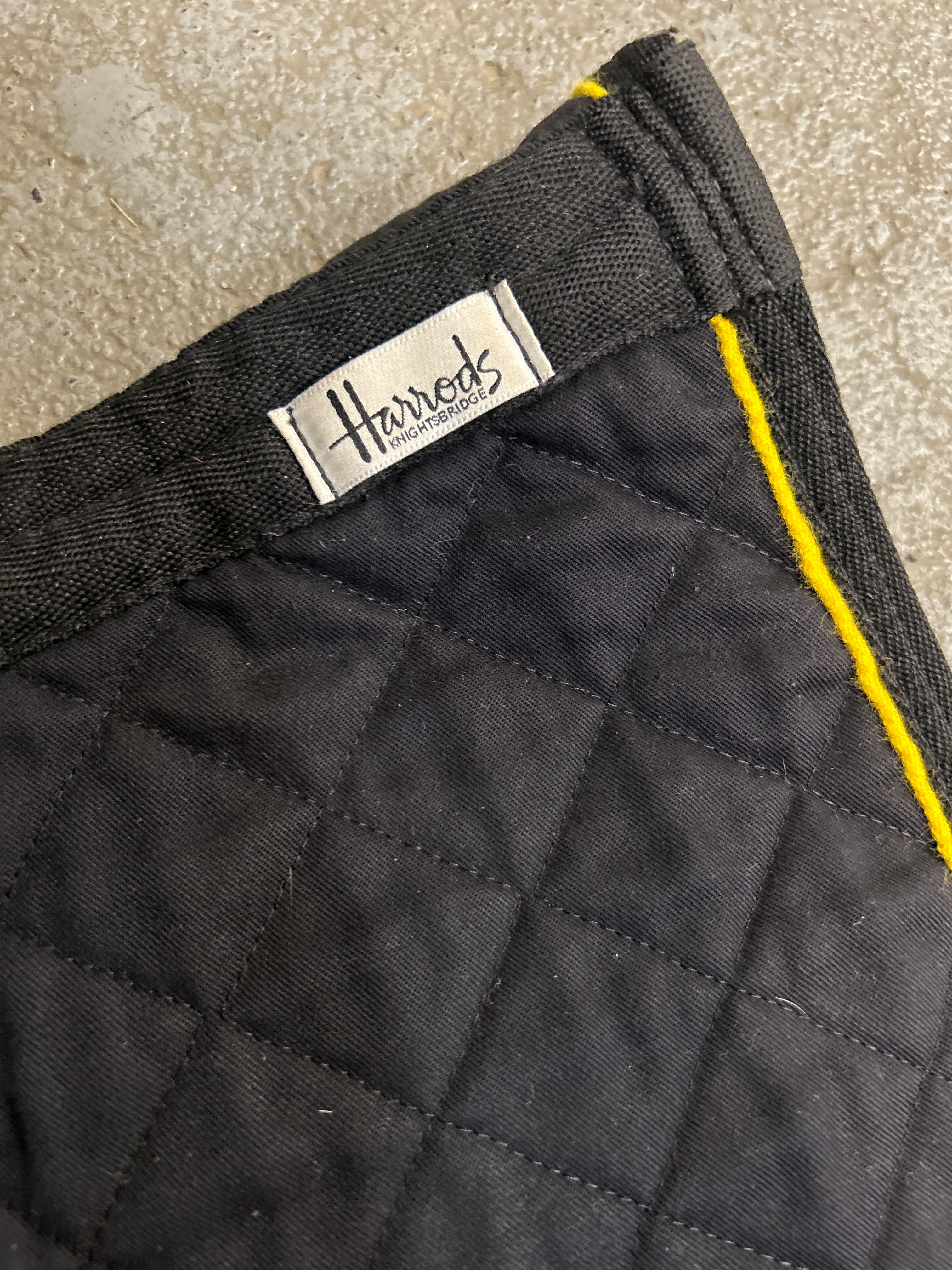 Harrods Knights Bridge English Saddle Pad-English Saddle Pad-Consignment-Evolution Equestrian Co.