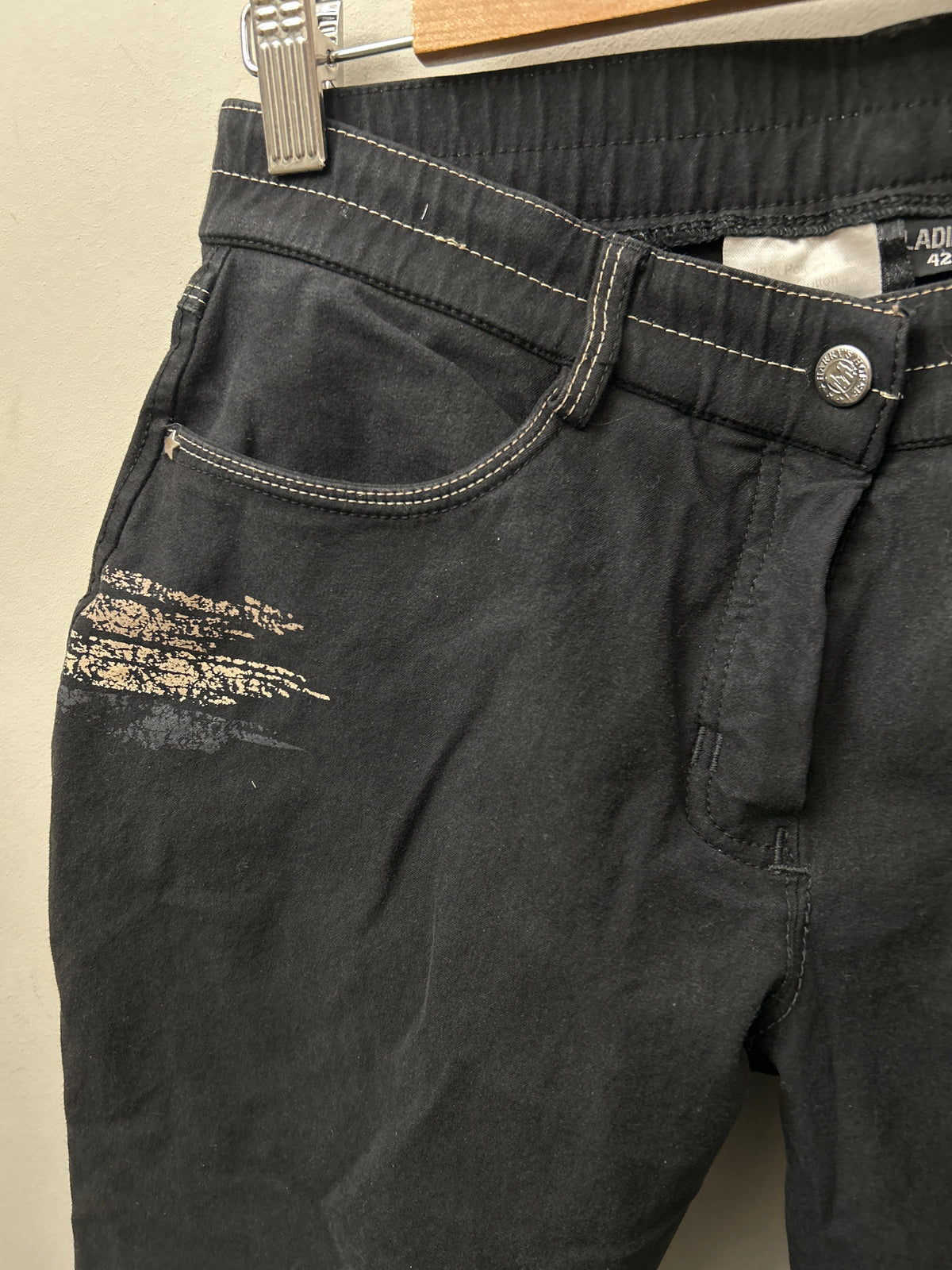 Harry Horse Black Breeches 30