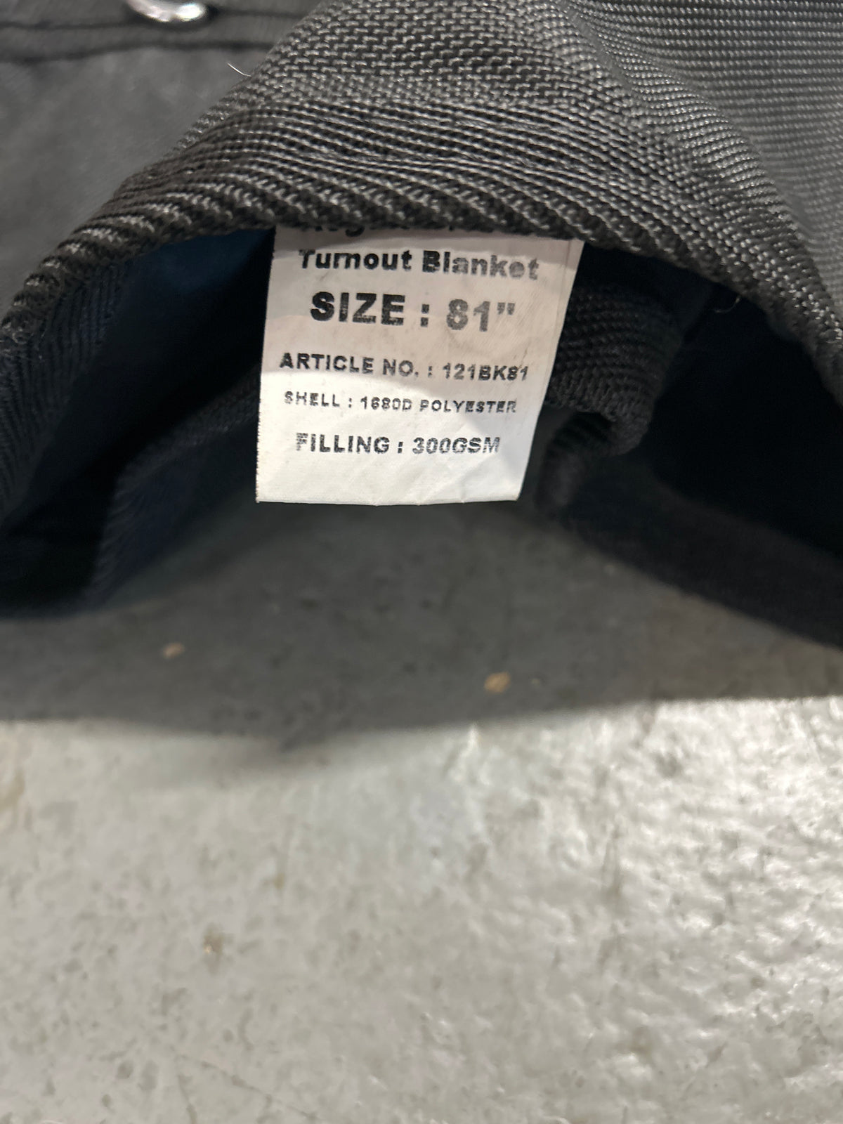 Hercules Winter Turnout Blanket 300g 81"-Horse Blanket-Consignment-Evolution Equestrian Co.