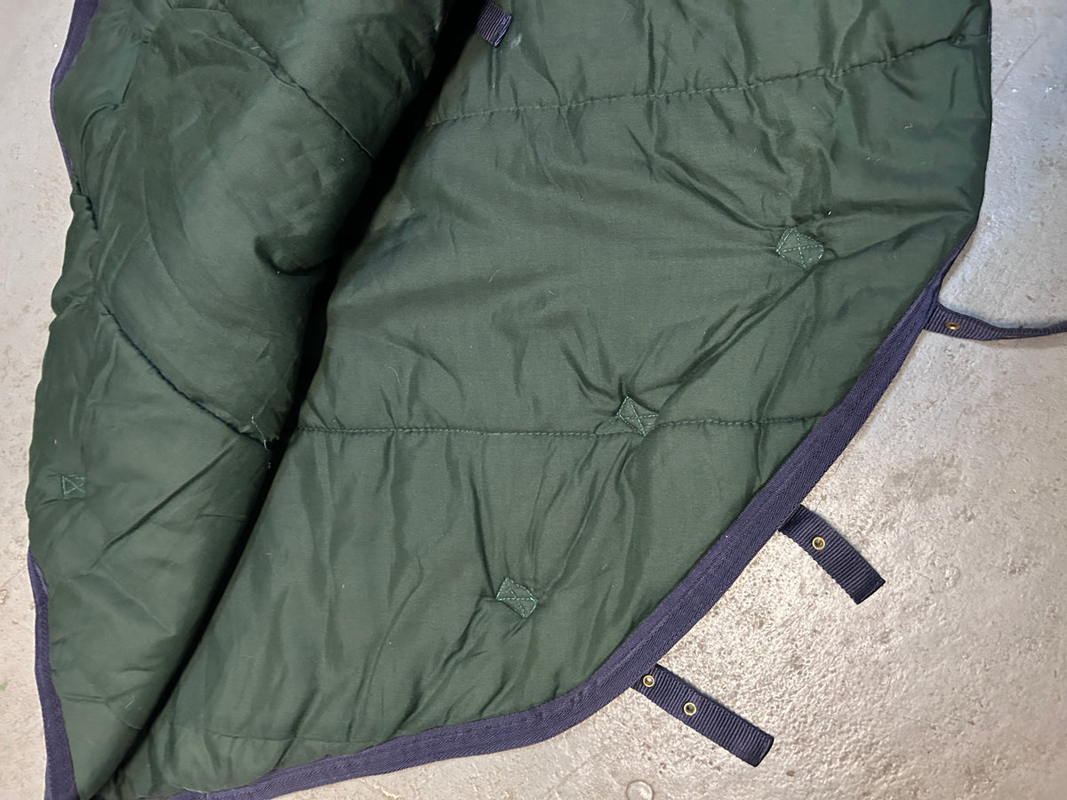 Horseman's Stop Navy Winter Hood Large-Horse Blankets & Sheets-Consignment-Evolution Equestrian Co.