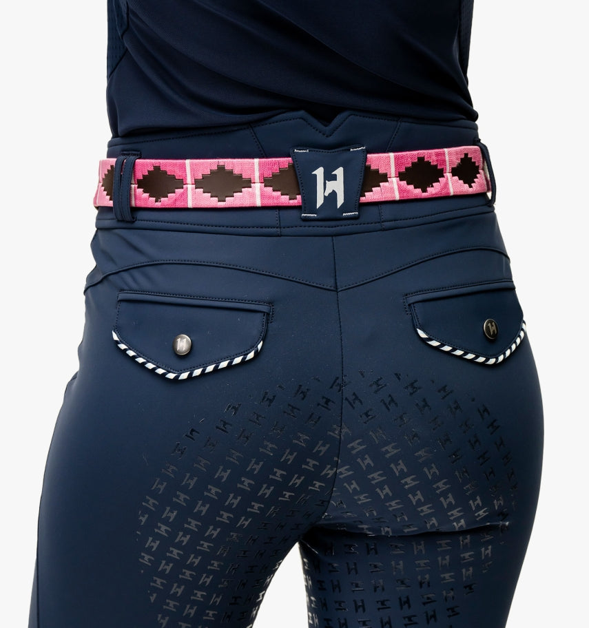 Horseware Ireland Newmarket Belt Pink Medium-Belt-Consignment-Evolution Equestrian Co.