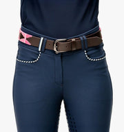 Horseware Ireland Newmarket Belt Pink Medium-Belt-Consignment-Evolution Equestrian Co.