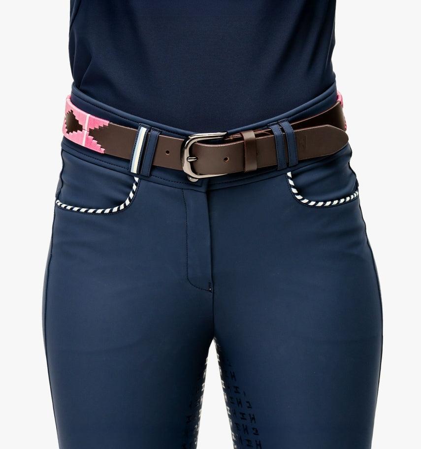 Horseware Ireland Newmarket Belt Pink Medium-Belt-Consignment-Evolution Equestrian Co.