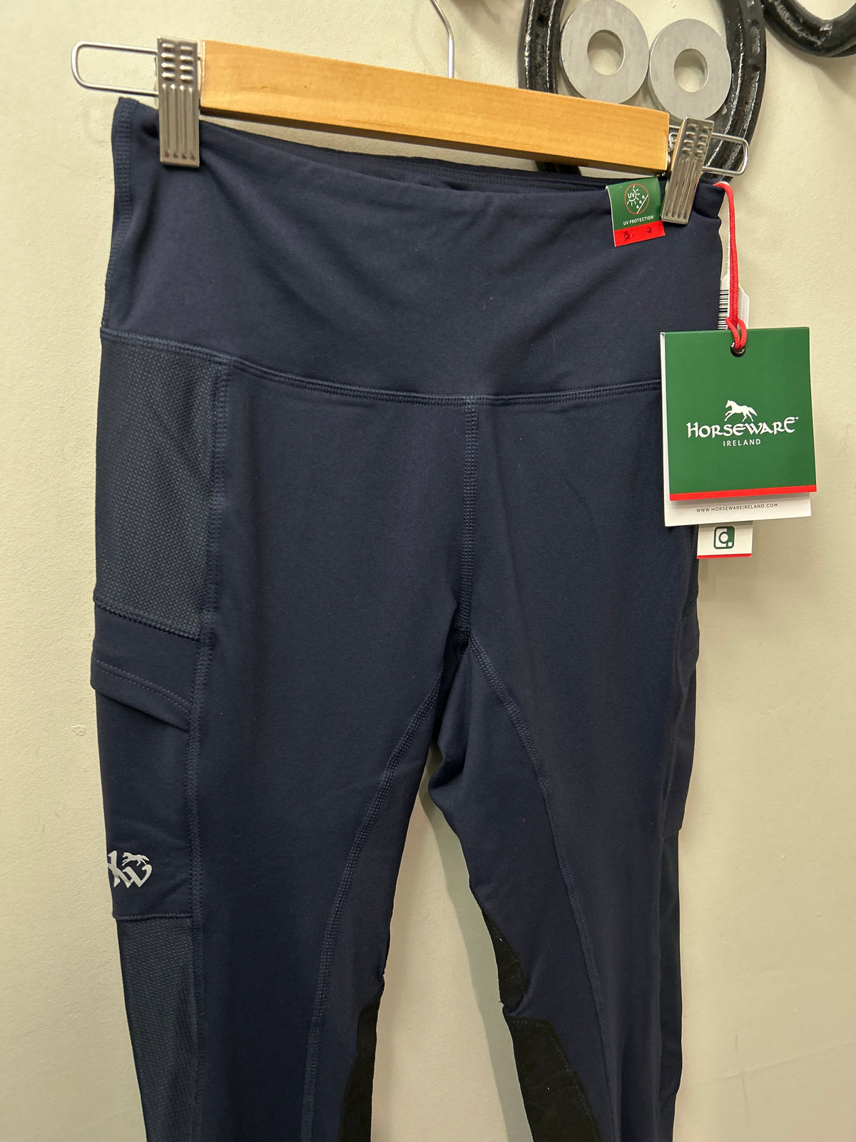 Horseware Ireland Riding Tights Navy XSmall-Breeches-Consignment-Evolution Equestrian Co.