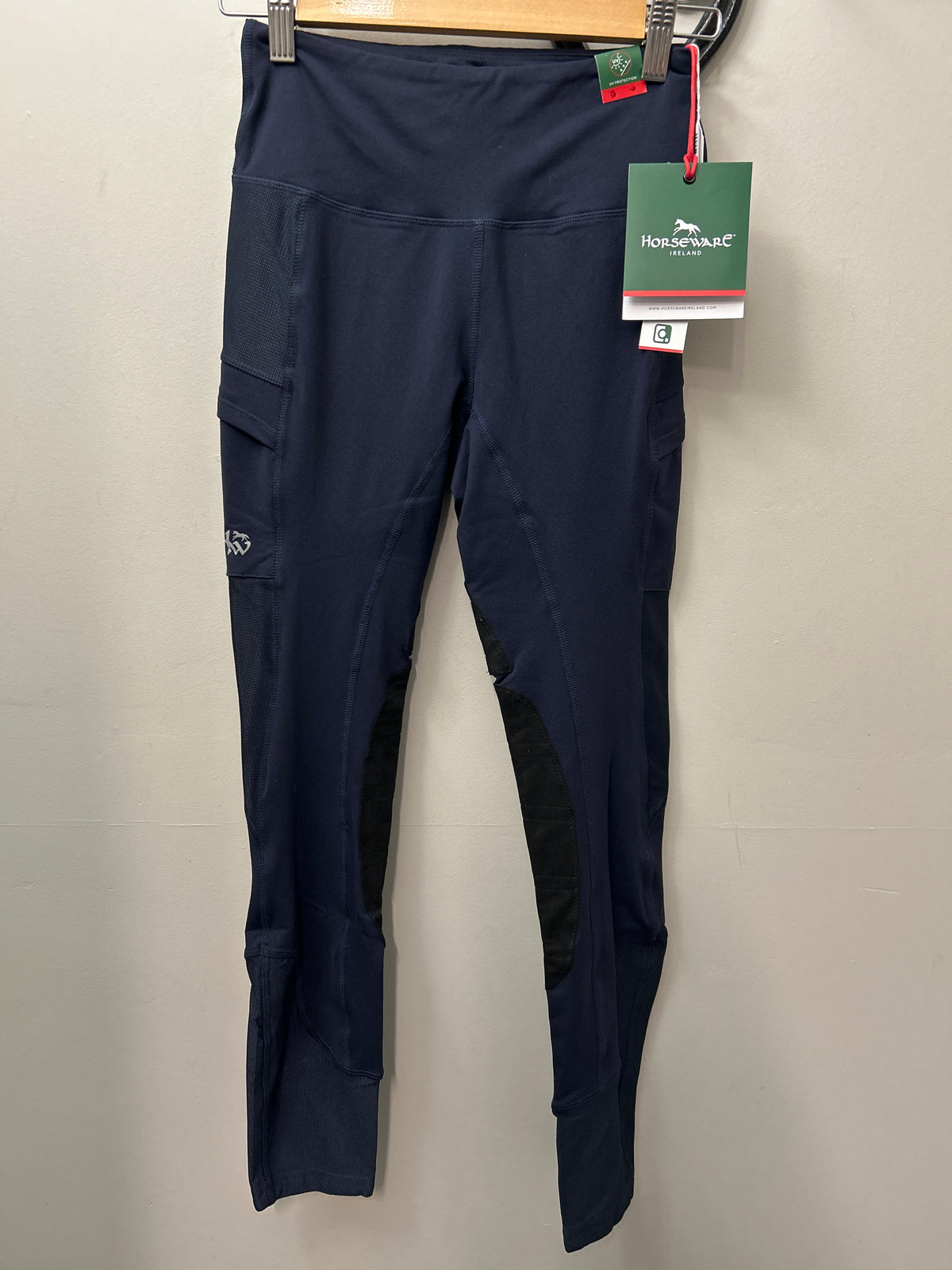 Horseware Ireland Riding Tights Navy XSmall-Breeches-Consignment-Evolution Equestrian Co.