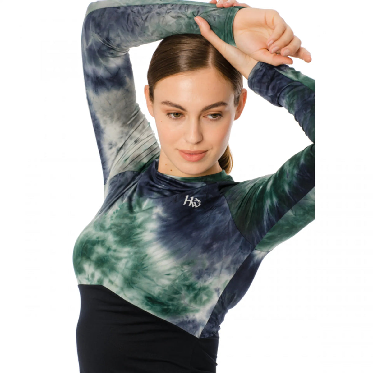 Horseware Jade Crewneck Technical Base Layer Large-Riding Shirts-Consignment-Evolution Equestrian Co.