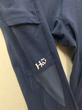Load image into Gallery viewer, Horseware Navy Riding Tights Small-Breeches-Consignment-Evolution Equestrian Co.
