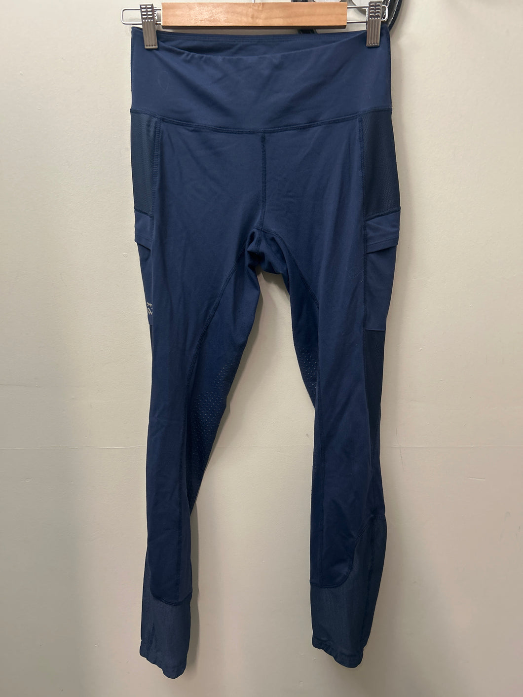 Horseware Navy Riding Tights Small-Breeches-Consignment-Evolution Equestrian Co.