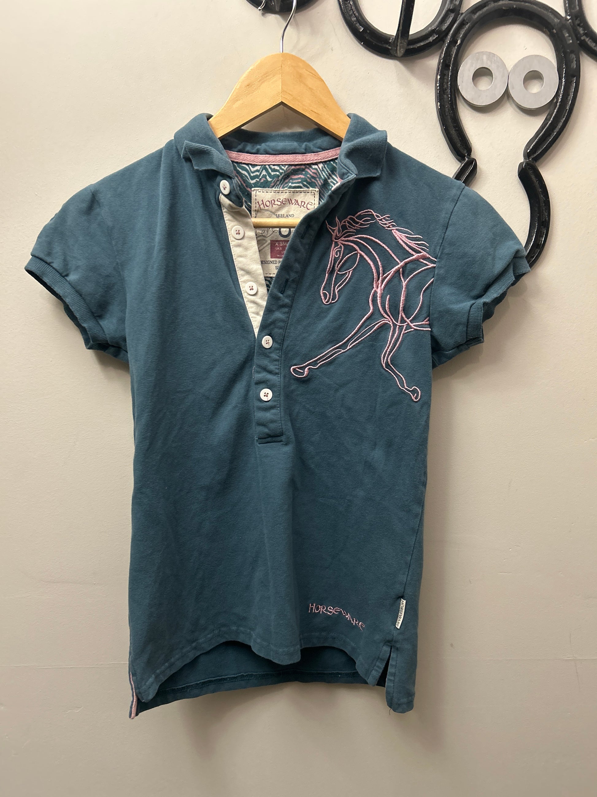 Horseware Polo Shirt XSmall-Riding Shirts-Consignment-Evolution Equestrian Co.