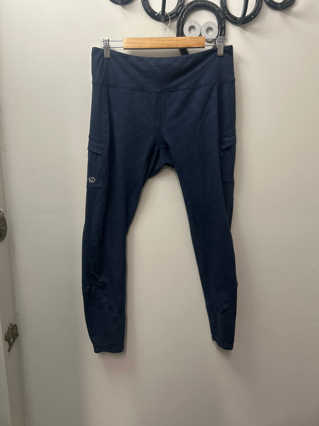 Horseware Riding Tights Navy XXL-Breeches-Consignment-Evolution Equestrian Co.