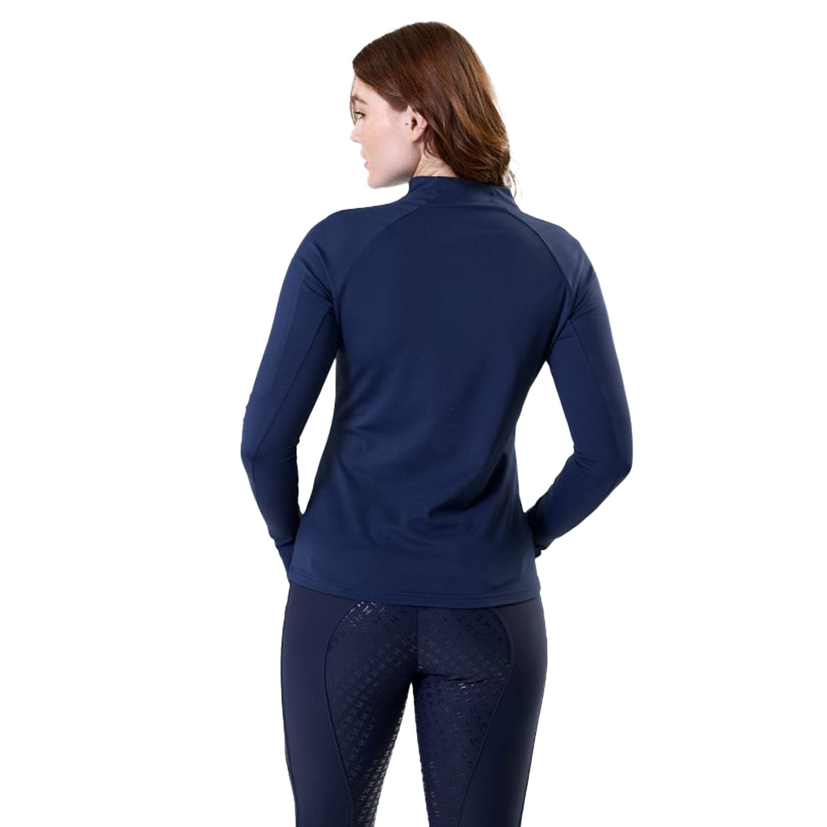 Horseware Strive Winter Quarter Zip Top Large-Riding Shirts-Consignment-Evolution Equestrian Co.