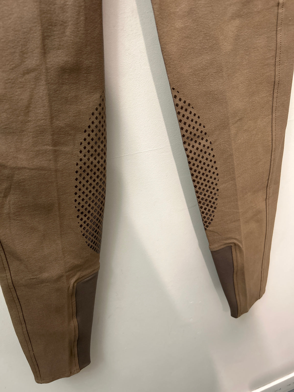 Horze Brown Knee Patch Breeches 24-Breeches-Consignment-Evolution Equestrian Co.